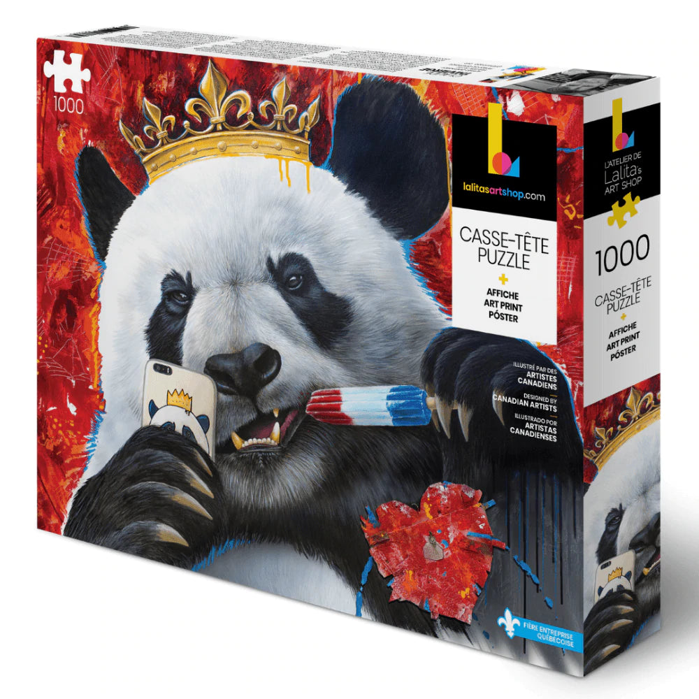 Selfie Panda 1000-Piece Puzzle