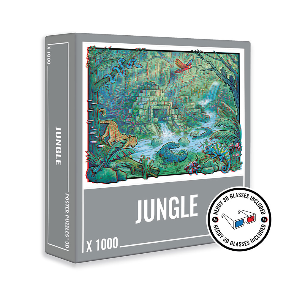 Jungle 3D 1000-Piece Puzzle