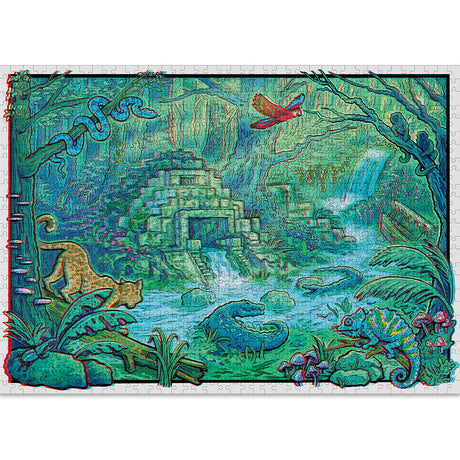 Jungle 3D 1000-Piece Puzzle