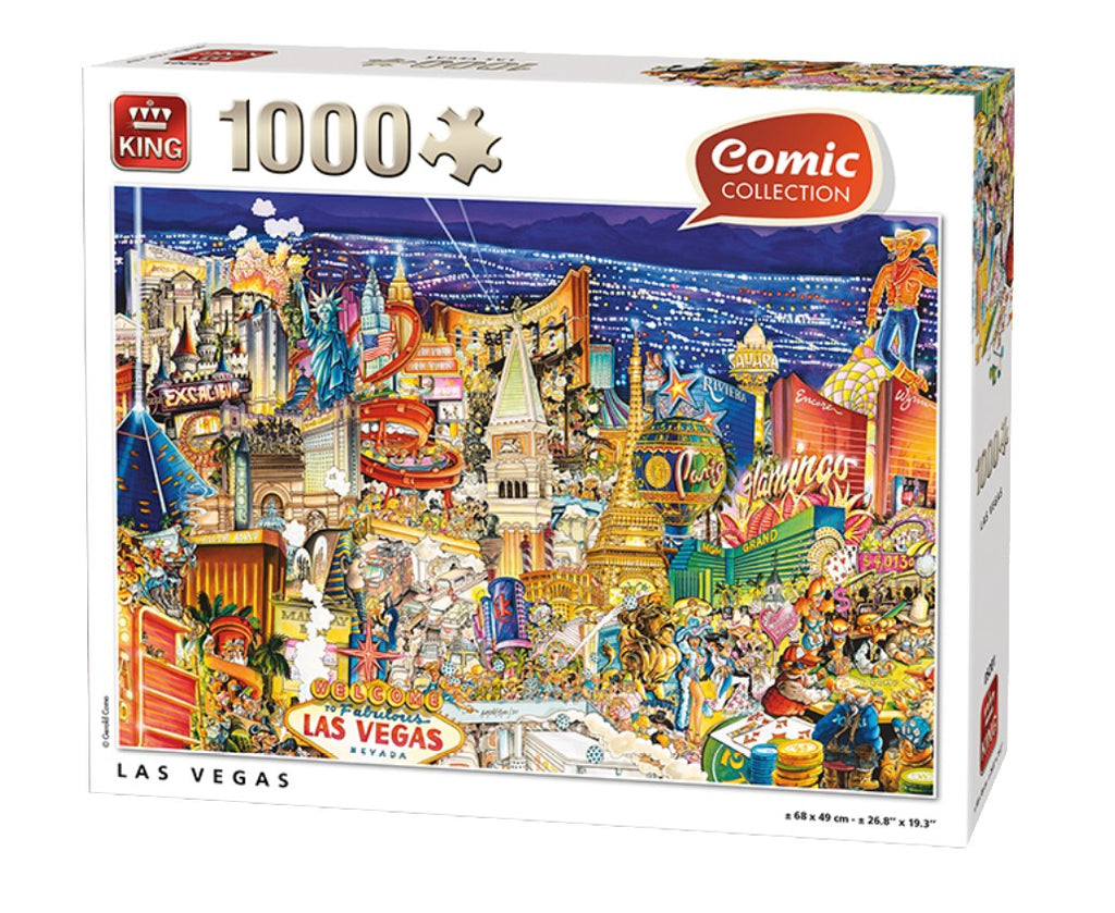 Comic - Las Vegas 1000-Piece Puzzle