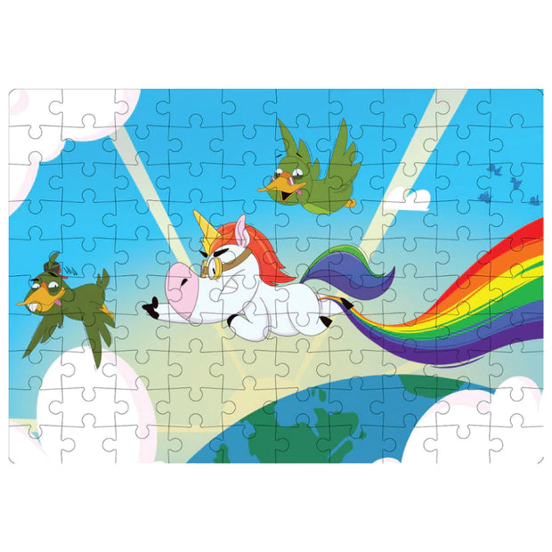 Flying Unicorn 100-Piece Puzzle