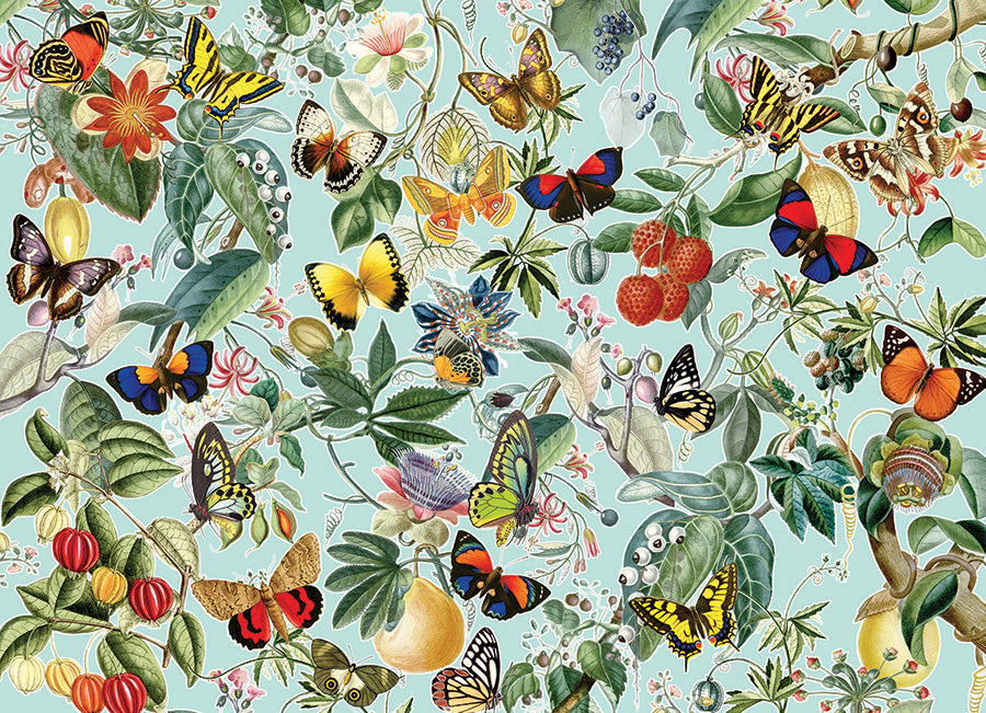 Fruits et papillons<br>Casse-tête de 1000 pièces 