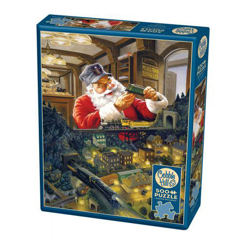 Santa's Railway 500-Piece Puzzle OLD BOX