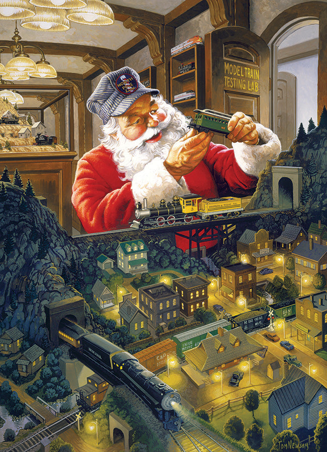 Santa's Railway 500-Piece Puzzle