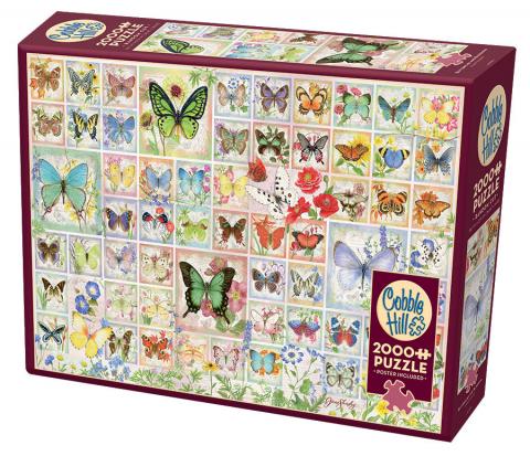 Butterflies and Blossoms 2000-Piece Puzzle